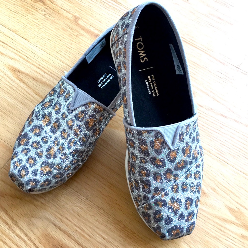 💗HOST PICK💗 TOMS | Glitter Cheetah Print Classics